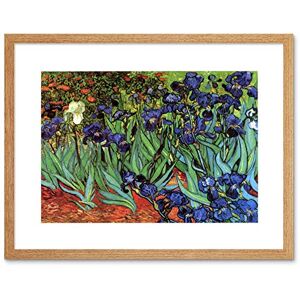 Wee Blue Coo Van Gogh Irises Old Master Picture Framed Wall Art Print Wee Blue Coo Van Gogh Irises Old Master Picture Framed Wall Art Print