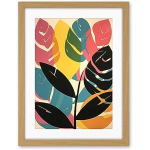 Artery8 Henri Matisse Style Leaves Linocut Pink Yellow Blue Botanical Bright Boho Leaf Artwork Framed Wall Art Print 18X24 Inch Artery8 Henri Matisse Style Leaves Linocut Pink Yellow Blue Botanical Bright Boho Leaf Artwork Framed Wall Art Print 18X24 Inch