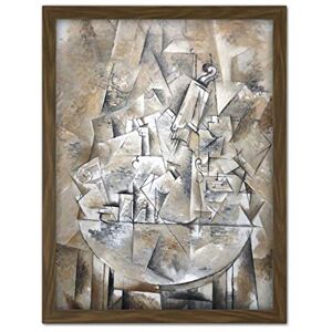 Fine Art Prints Braque The Pedestal Table Still Life Painting Large Framed Art Print Poster Wall Decor 18x24 in Fine Art Prints Braque The Pedestal Table Still Life Painting Large Framed Art Print Poster Wall Decor 18x24 in