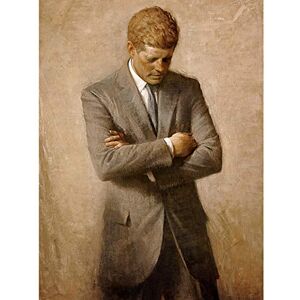 Fine Art Prints Shikler Official Portrait US President John Kennedy JFK Painting Large Wall Art Poster Print Thick Paper 18X24 Inch Fine Art Prints Shikler Official Portrait US President John Kennedy JFK Painting Large Wall Art Poster Print Thick Paper 18X24 Inch
