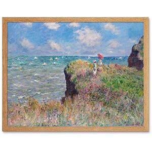 Fine Art Prints Claude Monet Cliff Walk At Pourville Art Print Framed Poster Wall Decor 12x16 inch Fine Art Prints Claude Monet Cliff Walk At Pourville Art Print Framed Poster Wall Decor 12x16 inch