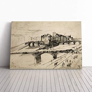 Big Box Art Canvas Print Wall Art James McNeill Whistler Paris Sketch Mounted & Stretched Box Frame Picture Home Decor for Kitchen, Living Room, Bedroom, Hallway, Multi-Colour, 30x20 Inch Big Box Art Canvas Print Wall Art James McNeill Whistler Paris Sketch Mounted & Stretched Box Frame Picture Home Decor for Kitchen, Living Room, Bedroom, Hallway, Multi-Colour, 30x20 Inch