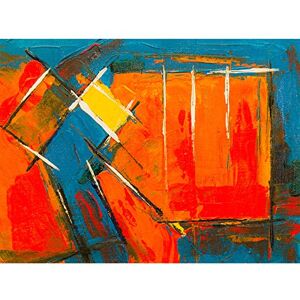 Wee Blue Coo Expressionism Abstract Painting Acrylic Unframed Wall Art Print Poster Home Decor Wee Blue Coo Expressionism Abstract Painting Acrylic Unframed Wall Art Print Poster Home Decor