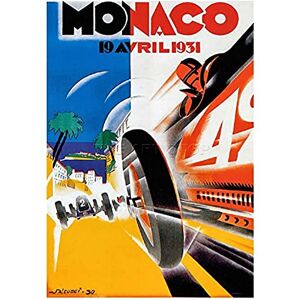 Wee Blue Coo Sport Motor Monaco Grand Prix France Picture Wall Art Print Wee Blue Coo Sport Motor Monaco Grand Prix France Picture Wall Art Print