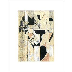 Wee Blue Coo Juan Gris Guitar Glass Old Master Art Picture Wall Art Print Wee Blue Coo Juan Gris Guitar Glass Old Master Art Picture Wall Art Print