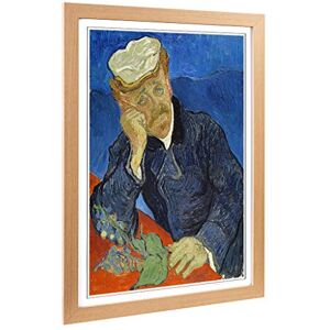 Big Box Art Framed Print of Vincent Van Gogh Dr Paul Gachet Design Wall Art Picture Home Decor for Kitchen, Living Room, Bedroom, Hallway, Oak, A2 / 24.5x18 Inch / 62x45cm Big Box Art Framed Print of Vincent Van Gogh Dr Paul Gachet Design Wall Art Picture Home Decor for Kitchen, Living Room, Bedroom, Hallway, Oak, A2 / 24.5x18 Inch / 62x45cm