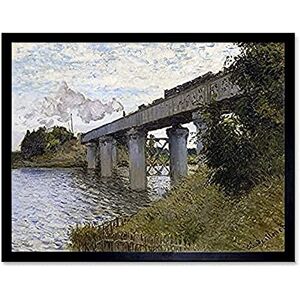 Fine Art Prints Claude Monet The Railroad Bridge In Argenteuil Unframed Wall Art Print Poster Home Decor Premium Fine Art Prints Claude Monet The Railroad Bridge In Argenteuil Unframed Wall Art Print Poster Home Decor Premium