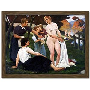 Fine Art Prints Laermans Oasis Nudes Landscape Bathing Painting Large Framed Art Print Poster Wall Decor 18x24 in Fine Art Prints Laermans Oasis Nudes Landscape Bathing Painting Large Framed Art Print Poster Wall Decor 18x24 in