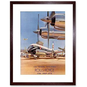 Wee Blue Coo Ad Plane Vickers Vanguard Jets Picture Framed Wall Art Print Wee Blue Coo Ad Plane Vickers Vanguard Jets Picture Framed Wall Art Print
