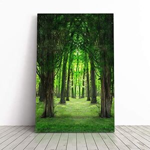 Big Box Art Canvas Print Wall Art (30x20 Inch/ 76x50cm) Green Forest Woodland Trees Landscape Mounted & Stretched Box Frame Picture Home Decor For Kitchen, Living Room, Dining Room, Bedroom, Hallway Big Box Art Canvas Print Wall Art (30x20 Inch/ 76x50cm) Green Forest Woodland Trees Landscape Mounted & Stretched Box Frame Picture Home Decor For Kitchen, Living Room, Dining Room, Bedroom, Hallway