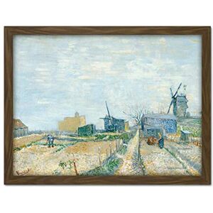 Fine Art Prints Vincent Van Gogh Montmartre Molens En Moestuinen Cropped Large Framed Art Print Poster Wall Decor 18x24 Fine Art Prints Vincent Van Gogh Montmartre Molens En Moestuinen Cropped Large Framed Art Print Poster Wall Decor 18x24