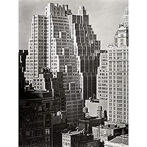 Fine Art Prints Berenice Abbott 40th Street New York Salmon Tower Photo Art Print Canvas Premium Wall Decor Poster Mural Fine Art Prints Berenice Abbott 40th Street New York Salmon Tower Photo Art Print Canvas Premium Wall Decor Poster Mural