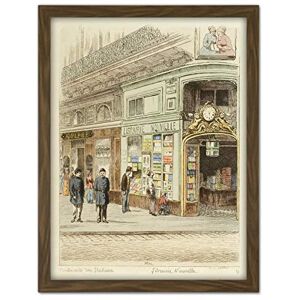 Artery8 Martial Road Paris Boulevard Staliens 1877 Illustration Artwork Framed Wall Art Print 18X24 Inch Artery8 Martial Road Paris Boulevard Staliens 1877 Illustration Artwork Framed Wall Art Print 18X24 Inch