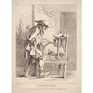 Wee Blue Coo PAINTING ETCHING BOOK CRIS DE PARIS BOUCHER KNIFE GRINDER ART PRINT HP1642 Wee Blue Coo PAINTING ETCHING BOOK CRIS DE PARIS BOUCHER KNIFE GRINDER ART PRINT HP1642