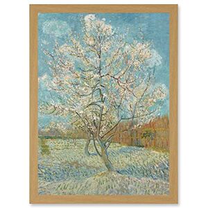 Wee Blue Coo Van Gogh The Pink Peach Tree Painting Artwork Framed Wall Art Print A4 Wee Blue Coo Van Gogh The Pink Peach Tree Painting Artwork Framed Wall Art Print A4