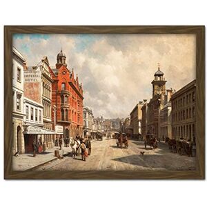 Fine Art Prints Jacques Carabain Queen Street Auckland Large Framed Art Print Poster Wall Decor 18x24 Fine Art Prints Jacques Carabain Queen Street Auckland Large Framed Art Print Poster Wall Decor 18x24