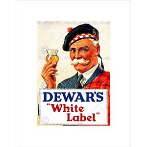 Wee Blue Coo Advert Drink Alcohol Whisky Scotch Clan Chief UK Wall Art Print Wee Blue Coo Advert Drink Alcohol Whisky Scotch Clan Chief UK Wall Art Print