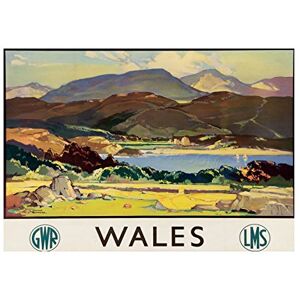 Wee Blue Coo Travel Tourism Wales UK Mountain Valley River Lake Scenic Wall Art Print Wee Blue Coo Travel Tourism Wales UK Mountain Valley River Lake Scenic Wall Art Print