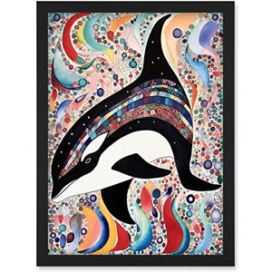 Artery8 - Orca Whale - Black - A4 - Wall Art Print Artery8 - Orca Whale - Black - A4 - Wall Art Print