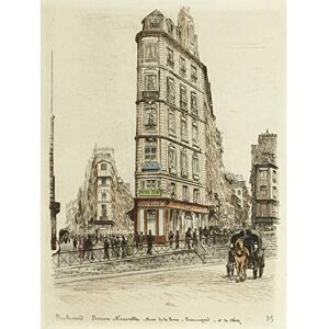 Artery8 Martial Road Paris Boulevard Bonne Nouvelle 1877 Illustration Large Wall Art Poster Print Thick Paper 18X24 Inch Artery8 Martial Road Paris Boulevard Bonne Nouvelle 1877 Illustration Large Wall Art Poster Print Thick Paper 18X24 Inch