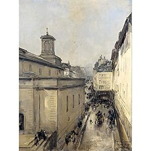 Artery8 Vollon View Church Of Notre Dame De Lorette Paris Art Print Canvas Premium Wall Decor Poster Mural Artery8 Vollon View Church Of Notre Dame De Lorette Paris Art Print Canvas Premium Wall Decor Poster Mural