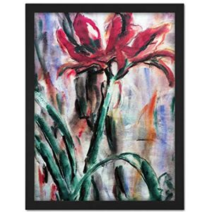 Fine Art Prints Rohlfs Amaryllis Flower Painting Large Framed Art Print Poster Wall Decor 18x24 in Fine Art Prints Rohlfs Amaryllis Flower Painting Large Framed Art Print Poster Wall Decor 18x24 in