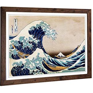 Big Box Art Framed Print of Oriental Hokusai Under The Wave of Off Kanagawa Design Wall Art Picture Home Decor for Kitchen, Living Room, Bedroom, Office, Walnut, A2 / 24.5x18 Inch / 62x45cm Big Box Art Framed Print of Oriental Hokusai Under The Wave of Off Kanagawa Design Wall Art Picture Home Decor for Kitchen, Living Room, Bedroom, Office, Walnut, A2 / 24.5x18 Inch / 62x45cm