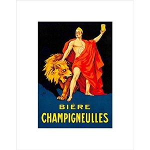 Wee Blue Coo Ad Drink Alcohol Champigneulles Beer Lion Toga France Wall Art Print Wee Blue Coo Ad Drink Alcohol Champigneulles Beer Lion Toga France Wall Art Print