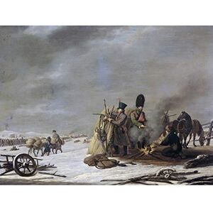 Artery8 Hari 1812 Napoleon'S Retreat From Russia Painting Premium Wall Art Canvas Print 18X24 Inch Artery8 Hari 1812 Napoleon'S Retreat From Russia Painting Premium Wall Art Canvas Print 18X24 Inch