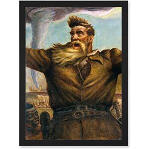 Artery8 Curry Mural Abolitionist John Brown American Painting Artwork Framed Wall Art Print A4 Artery8 Curry Mural Abolitionist John Brown American Painting Artwork Framed Wall Art Print A4