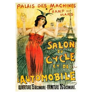 Wee Blue Coo Vintage Ad Automobile Car Show Motorcycle Paris France Wall Art Print Wee Blue Coo Vintage Ad Automobile Car Show Motorcycle Paris France Wall Art Print