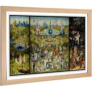 Big Box Art Framed Print of Hieronymous Bosch The Garden of Earthly Delights Design Wall Art Picture Home Decor for Kitchen, Living Room, Bedroom, Hallway, Oak, A2 / 24.5x18 Inch / 62x45cm Big Box Art Framed Print of Hieronymous Bosch The Garden of Earthly Delights Design Wall Art Picture Home Decor for Kitchen, Living Room, Bedroom, Hallway, Oak, A2 / 24.5x18 Inch / 62x45cm