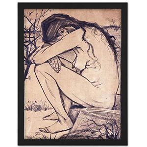 Fine Art Prints Vincent Van Gogh Sorrow Illustration Drawing Artwork Framed Wall Art Print 18X24 Inch Fine Art Prints Vincent Van Gogh Sorrow Illustration Drawing Artwork Framed Wall Art Print 18X24 Inch