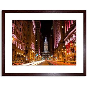 Wee Blue Coo PHOTO CITYSCAPE CITY HALL PHILADELPHIA PA FRAMED ART PRINT POSTER F97X12206 Wee Blue Coo PHOTO CITYSCAPE CITY HALL PHILADELPHIA PA FRAMED ART PRINT POSTER F97X12206
