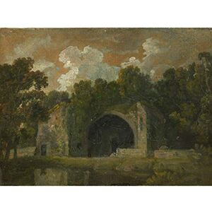 Artery8 Thomas Churchyard Ruins In Landscape Painting Unframed Wall Art Print Poster Home Decor Premium Artery8 Thomas Churchyard Ruins In Landscape Painting Unframed Wall Art Print Poster Home Decor Premium