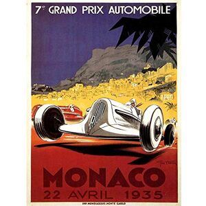 Wee Blue Coo Sport Exhibition Race Motor Grand Prix 1935 Monte Carlo Monaco Art Print Poster Wall Decor 12X16 Inch Wee Blue Coo Sport Exhibition Race Motor Grand Prix 1935 Monte Carlo Monaco Art Print Poster Wall Decor 12X16 Inch