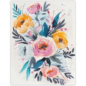 Artery8 Elegant Peony Flower Bouquet Floral Watercolour Living Room Large Wall Art Poster Print Thick Paper 18X24 Inch Artery8 Elegant Peony Flower Bouquet Floral Watercolour Living Room Large Wall Art Poster Print Thick Paper 18X24 Inch