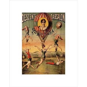 Wee Blue Coo Ad Circus Miss Stena Trapeze Acrobat Hair Strange Weird Wall Art Print Wee Blue Coo Ad Circus Miss Stena Trapeze Acrobat Hair Strange Weird Wall Art Print