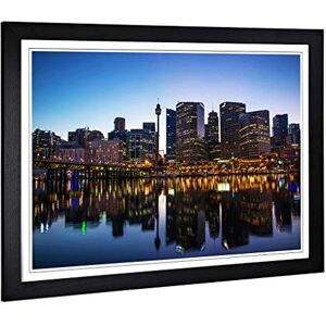 Big Box Art Framed Print of Sydney Australia Skyline 2 Design Wall Art Picture Home Decor for Kitchen, Living, Dining Room, Bedroom, Hallway, Office, Black, A2 / 24.5x18 Inch / 62x45cm Big Box Art Framed Print of Sydney Australia Skyline 2 Design Wall Art Picture Home Decor for Kitchen, Living, Dining Room, Bedroom, Hallway, Office, Black, A2 / 24.5x18 Inch / 62x45cm