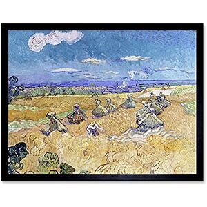 Fine Art Prints Vincent Van Gogh Wheat Fields With Reaper Auvers Unframed Wall Art Print Poster Home Decor Premium Fine Art Prints Vincent Van Gogh Wheat Fields With Reaper Auvers Unframed Wall Art Print Poster Home Decor Premium