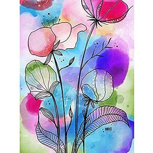 Artery8 Abstract Watercolour Meadow Flowers Painting Unframed Wall Art Print Poster Home Decor Premium Artery8 Abstract Watercolour Meadow Flowers Painting Unframed Wall Art Print Poster Home Decor Premium