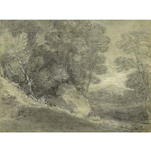 Artery8 Gainsborough Landscape Rocks Stream Distant Hill Painting Unframed Wall Art Print Poster Home Decor Premium Artery8 Gainsborough Landscape Rocks Stream Distant Hill Painting Unframed Wall Art Print Poster Home Decor Premium