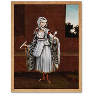 Artery8 Vanmour Woman From Island Kythnos Thermia Painting Art Print Framed Poster Wall Decor 12x16 inch Artery8 Vanmour Woman From Island Kythnos Thermia Painting Art Print Framed Poster Wall Decor 12x16 inch