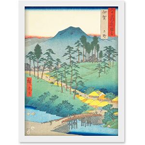Artery8 Ueno Iga Province Utagawa Hiroshige Japanese Woodblock Artwork Framed Wall Art Print A4 Artery8 Ueno Iga Province Utagawa Hiroshige Japanese Woodblock Artwork Framed Wall Art Print A4