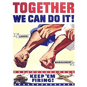 Fine Art Prints War WWII USA Labor Management Keep Firing Advert Unframed Wall Art Print Poster Home Decor Premium Fine Art Prints War WWII USA Labor Management Keep Firing Advert Unframed Wall Art Print Poster Home Decor Premium