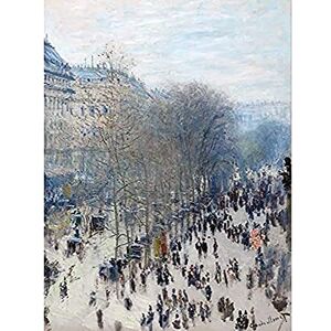 Fine Art Prints Claude Monet Boulevard des Capucines Kunstdruck auf Leinwand, Premium-Wanddekoration, Poster Fine Art Prints Claude Monet Boulevard des Capucines Kunstdruck auf Leinwand, Premium-Wanddekoration, Poster