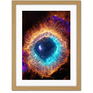 Doppelganger33 LTD The Eye Of God Photorealistic Vibrant Luminescent Space Nebula Artwork Framed Wall Art Print 18X24 Inch Doppelganger33 LTD The Eye Of God Photorealistic Vibrant Luminescent Space Nebula Artwork Framed Wall Art Print 18X24 Inch
