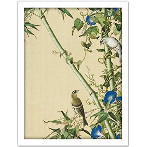 Fine Art Prints Castiglione Bamboo Tree Birds Painting Large Framed Art Print Poster Wall Decor 18x24 in Fine Art Prints Castiglione Bamboo Tree Birds Painting Large Framed Art Print Poster Wall Decor 18x24 in