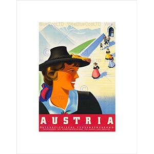 Wee Blue Coo TRAVEL AUSTRIA ALPINE MOUNTAIN CHURCH STEP DRES FRAMED ART PRINT MOUNT B12X6344 Wee Blue Coo TRAVEL AUSTRIA ALPINE MOUNTAIN CHURCH STEP DRES FRAMED ART PRINT MOUNT B12X6344