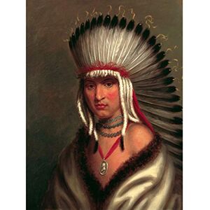 Fine Art Prints King Petalesharro Chief Pawnee Native American Portrait Art Print Canvas Premium Wall Decor Poster Mural Fine Art Prints King Petalesharro Chief Pawnee Native American Portrait Art Print Canvas Premium Wall Decor Poster Mural